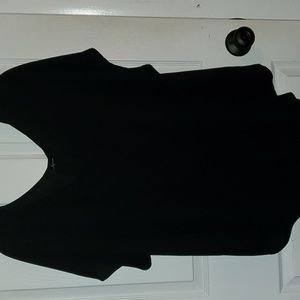 Women's Black Sheer Top
